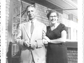 1954 November Uncle Louie & wife.jpg